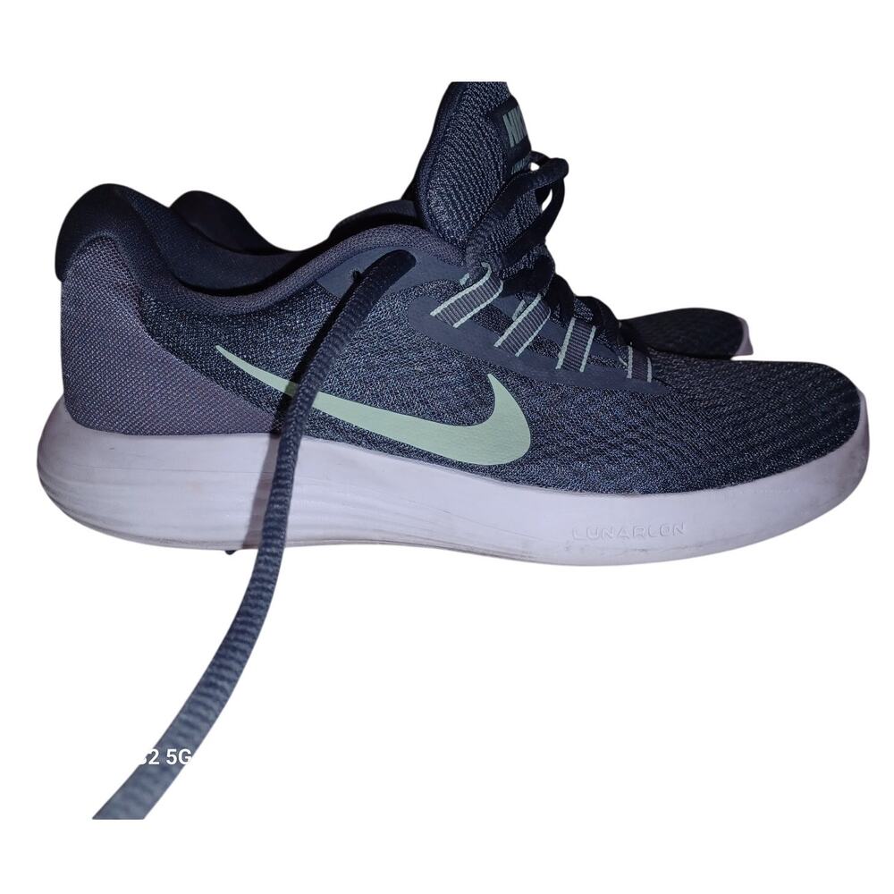 Nike Lunarconverge 852469-004 Women's Running Shoes color Gray/green Size  8.5
